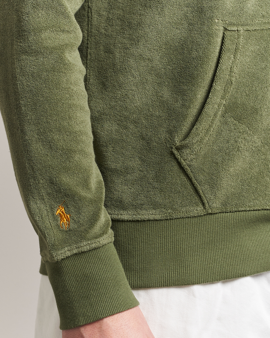 Homme | Pulls Et Tricots | Polo Ralph Lauren | Cotton Terry Printed Hoodie Tree Green