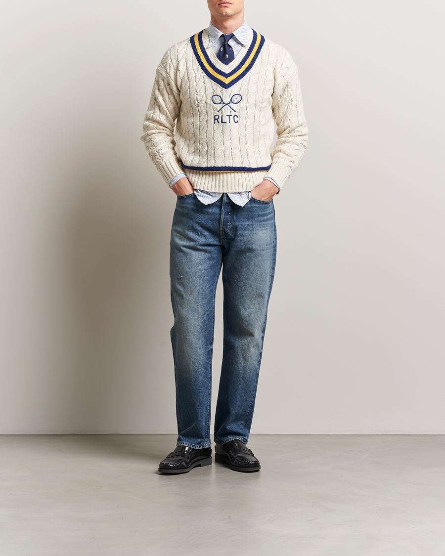 Homme | Pulls Et Tricots | Polo Ralph Lauren | Cricket Cotton/Cashmere Sweater Cream