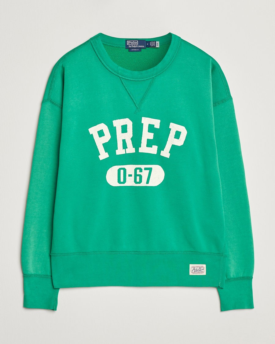Homme | Pulls Et Tricots | Polo Ralph Lauren | Vintage Crew Neck Sweatshirt Cruise Green