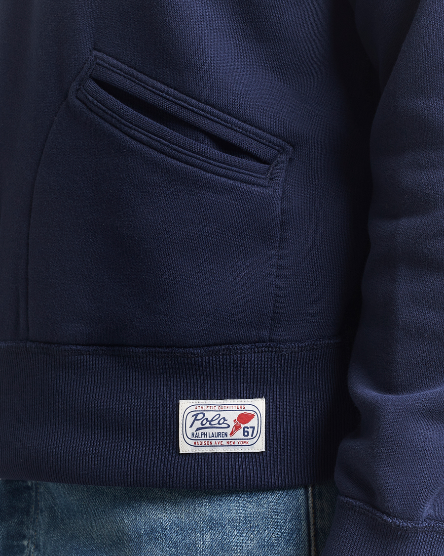Homme | Pulls Et Tricots | Polo Ralph Lauren | Printed Fleece Half Zip Sweater Cruise Navy