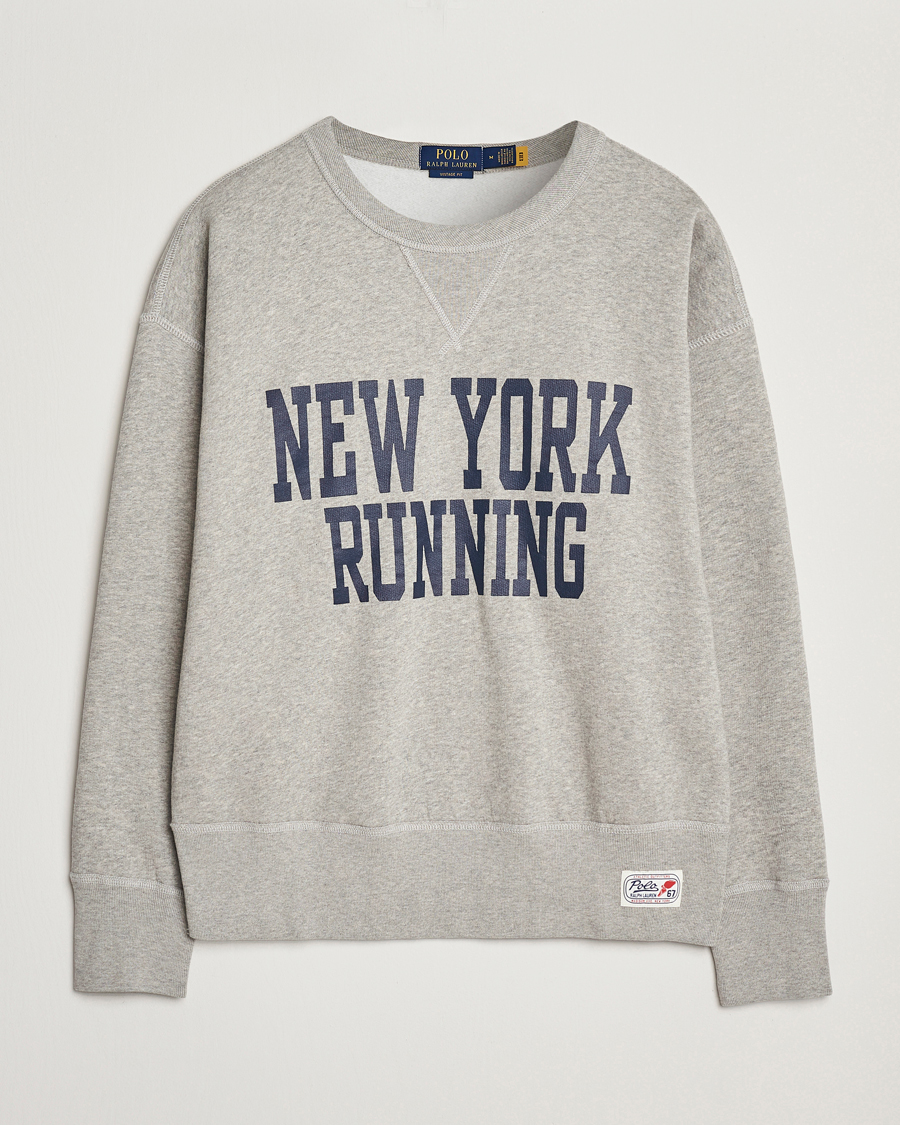 Homme | Pulls Et Tricots | Polo Ralph Lauren | NYC Running Fleece Sweatshirt Dark Sport Heather