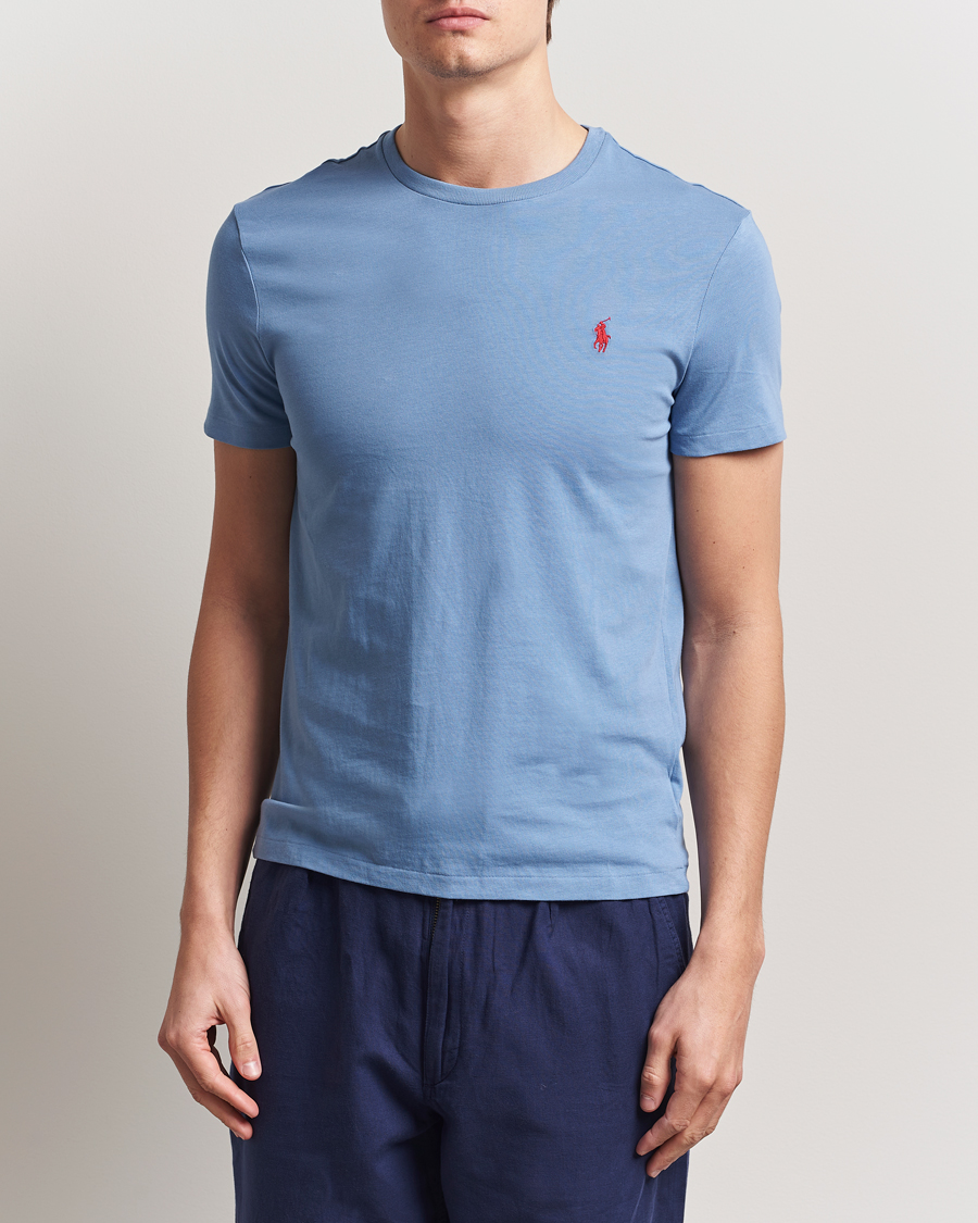Homme | T-shirts | Polo Ralph Lauren | Crew Neck T-Shirt Campus Blue