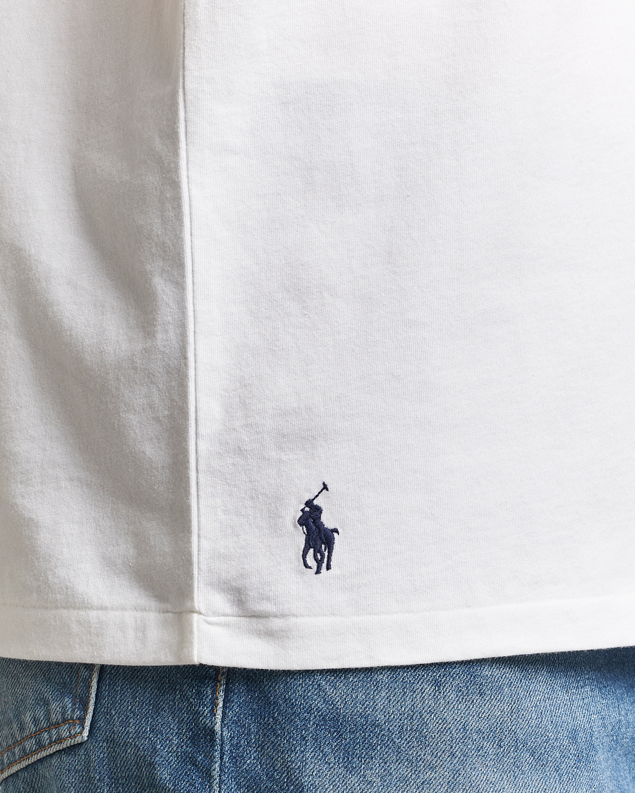 Homme | T-shirts | Polo Ralph Lauren | Crew Neck Logo T-Shirt White