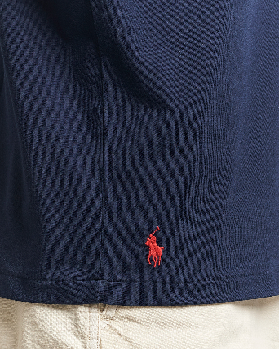 Homme | T-shirts | Polo Ralph Lauren | Crew Neck Logo T-Shirt Cruise Navy