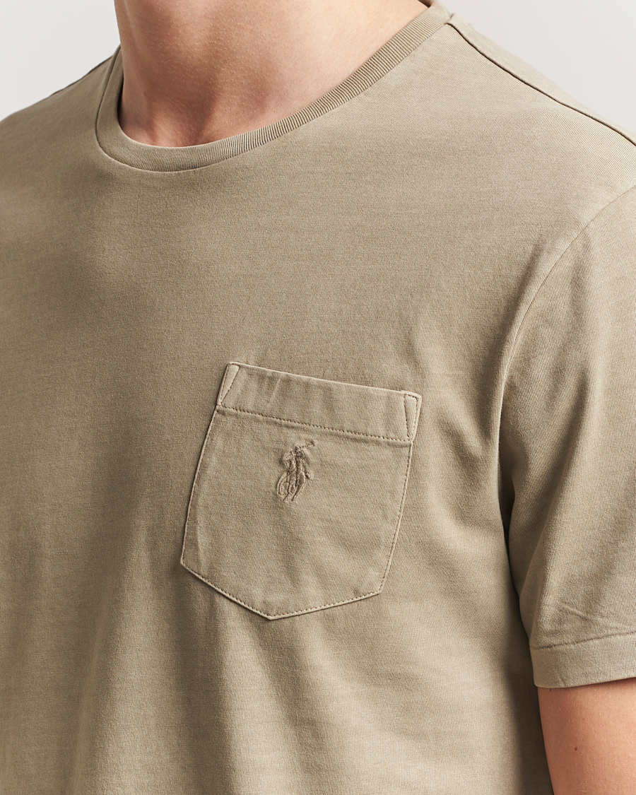 Homme | T-shirts | Polo Ralph Lauren | Crew Neck Pocket T-Shirt Olive
