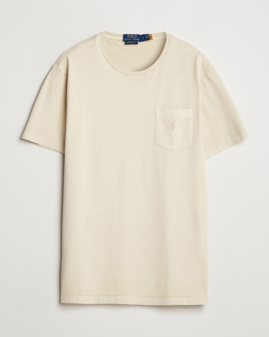 Homme | T-shirts | Polo Ralph Lauren | Crew Neck Pocket T-Shirt Natural
