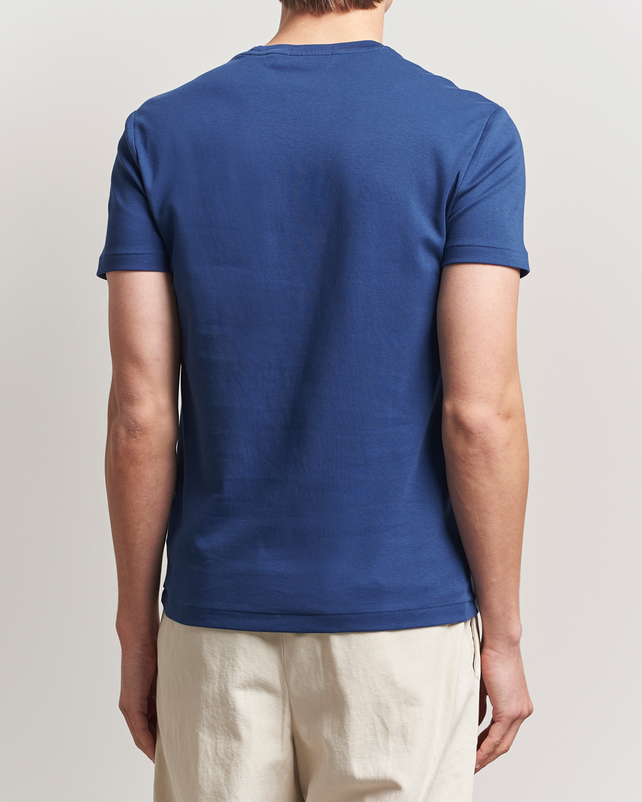 Homme | T-shirts | Polo Ralph Lauren | Luxury Pima Cotton Crew Neck T-Shirt Annapolis Blue