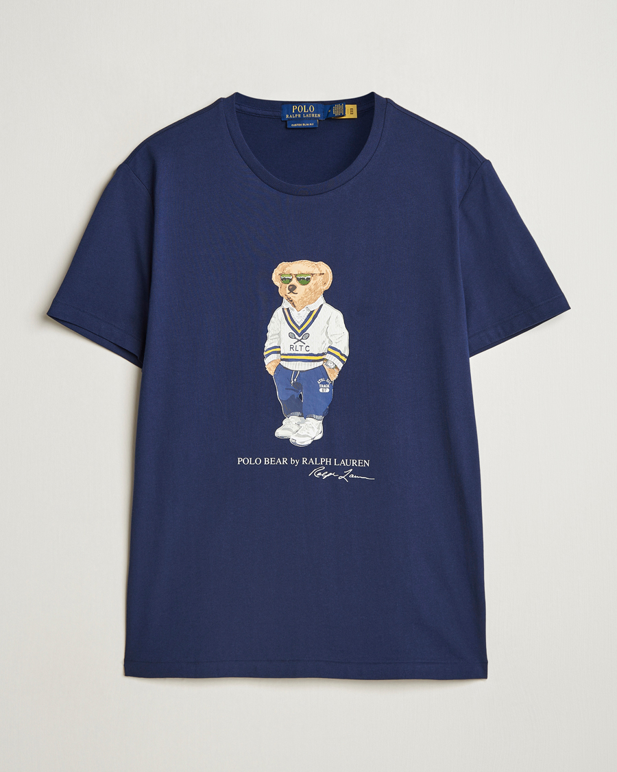 Homme | T-shirts | Polo Ralph Lauren | Denim Bear Crew Neck T-Shirt Newport Navy