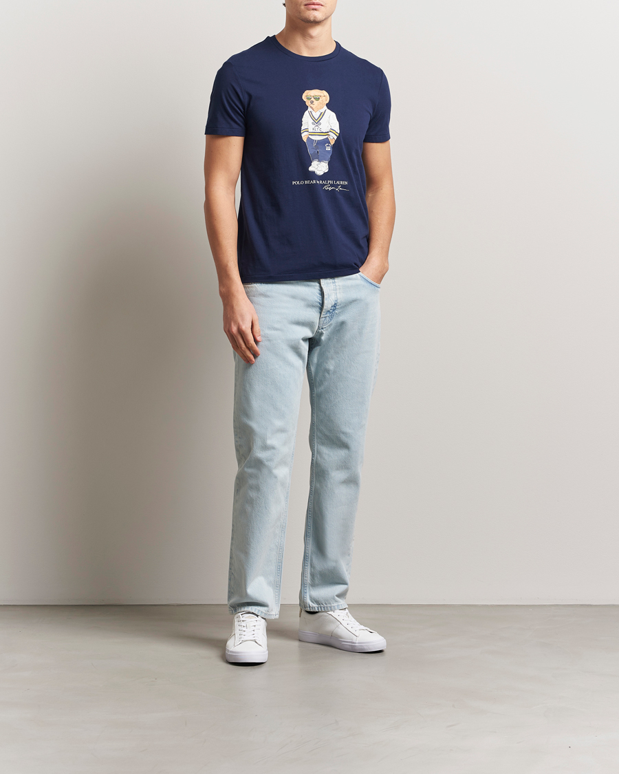 Homme | T-shirts | Polo Ralph Lauren | Denim Bear Crew Neck T-Shirt Newport Navy