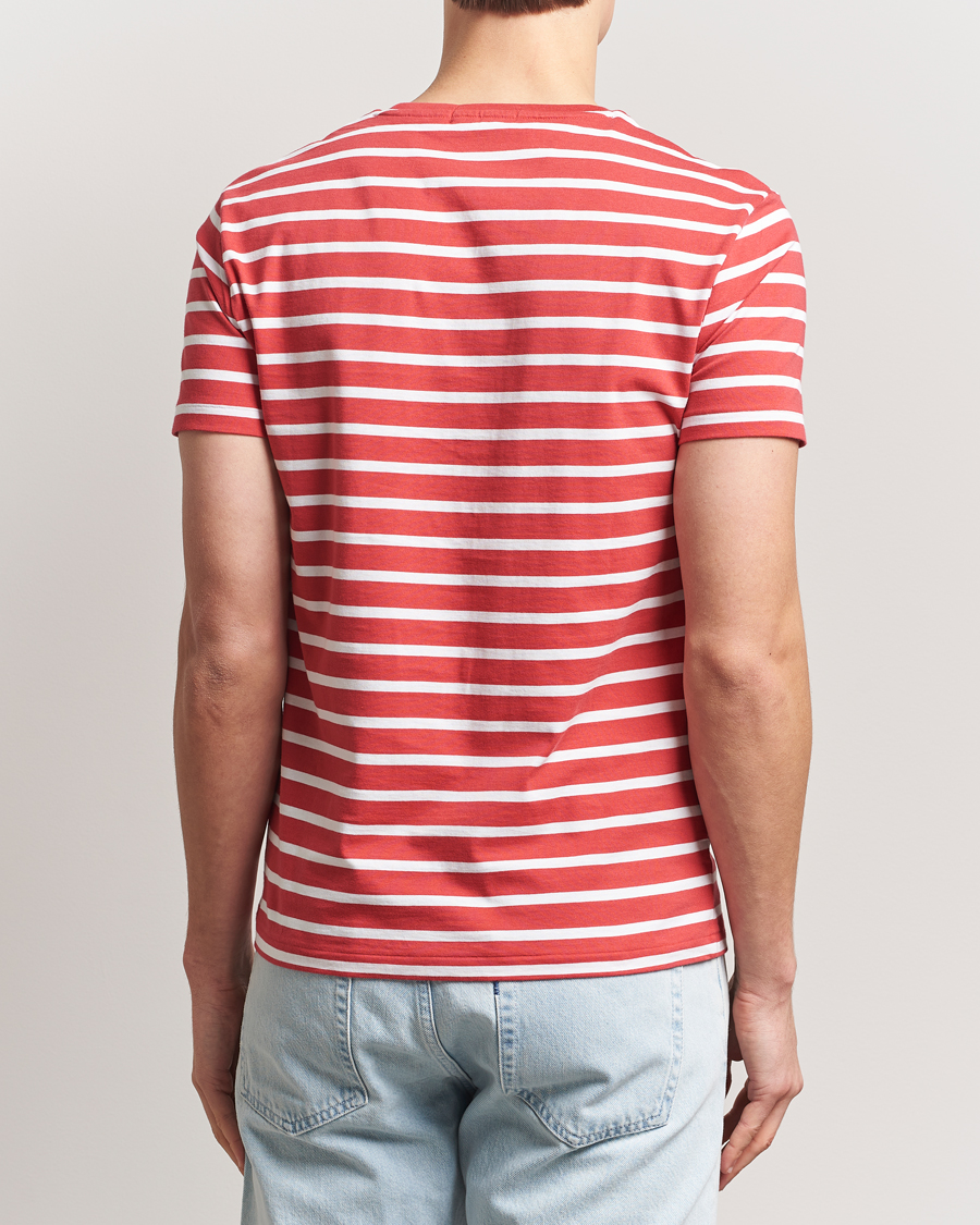 Homme | T-shirts | Polo Ralph Lauren | Custom Slim Fit Striped T-Shirt Spring Red/White