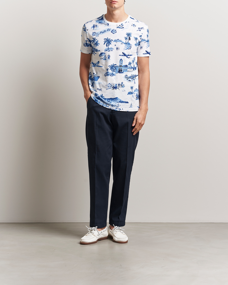 Homme | T-shirts | Polo Ralph Lauren | Custom Slim Fit T-Shirt Holiday Bear White