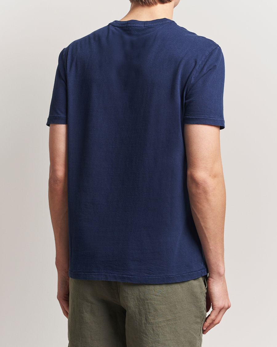 Homme | T-shirts | Polo Ralph Lauren | Cotton Linen T-Shirt Newport Navy