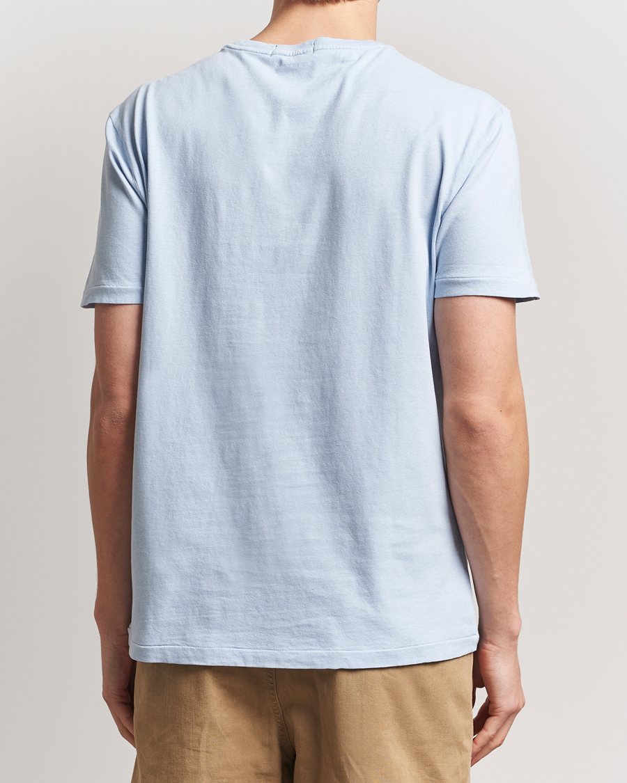Homme | T-shirts | Polo Ralph Lauren | Cotton Linen T-Shirt Office Blue