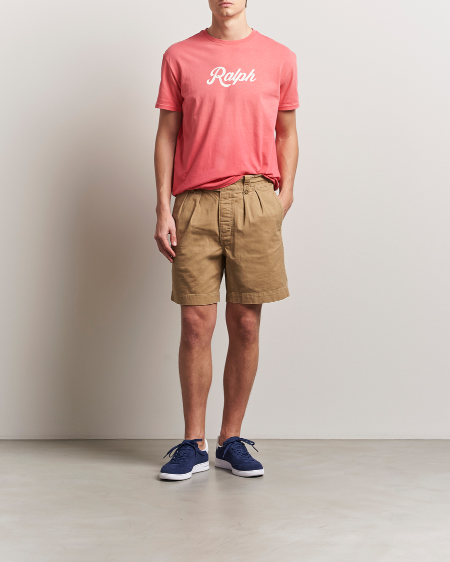 Homme | T-shirts | Polo Ralph Lauren | Printed Ralph T-Shirt Pale Red