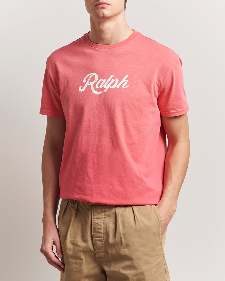 Homme | T-shirts | Polo Ralph Lauren | Printed Ralph T-Shirt Pale Red