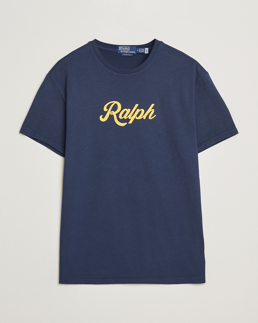 Homme | T-shirts | Polo Ralph Lauren | Printed Ralph T-Shirt Navy