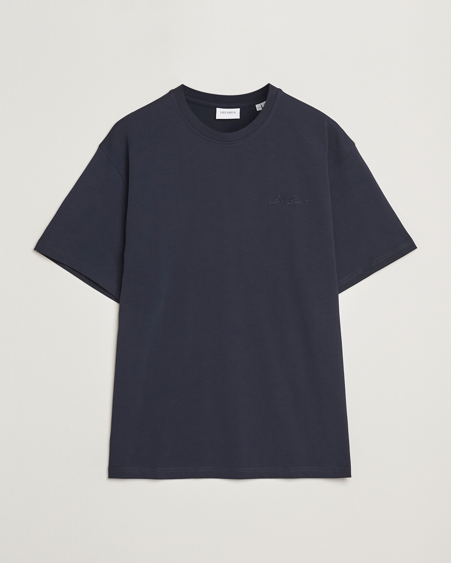 Homme | T-shirts | LES DEUX | Crew T-Shirt Dark Navy