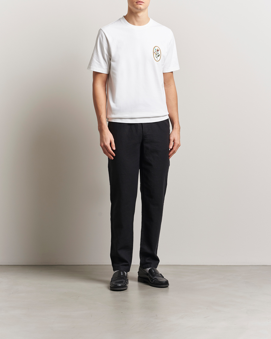 Homme | Pantalons | LES DEUX | Patrick Linen Pants Black