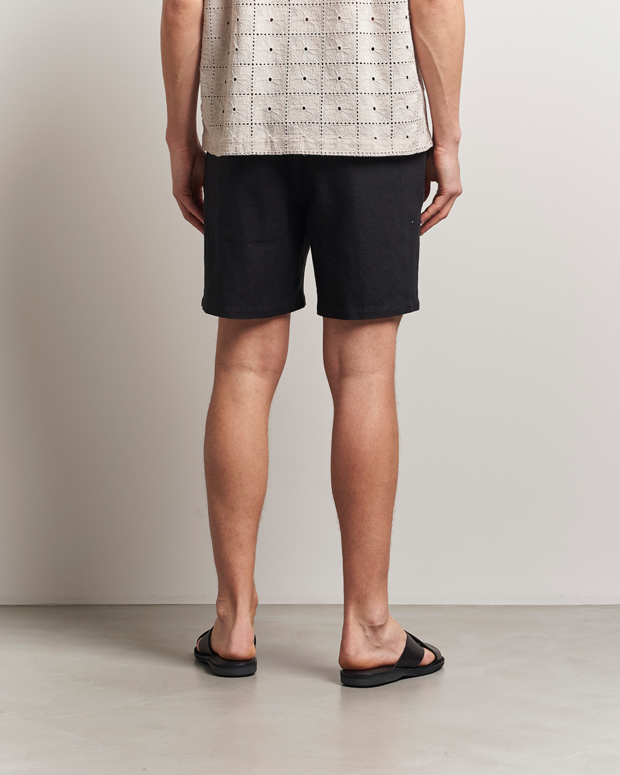 Homme | Shorts | LES DEUX | Otto Linen Shorts Black