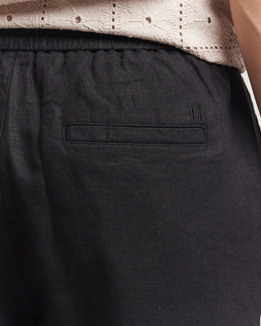 Homme | Shorts | LES DEUX | Otto Linen Shorts Black