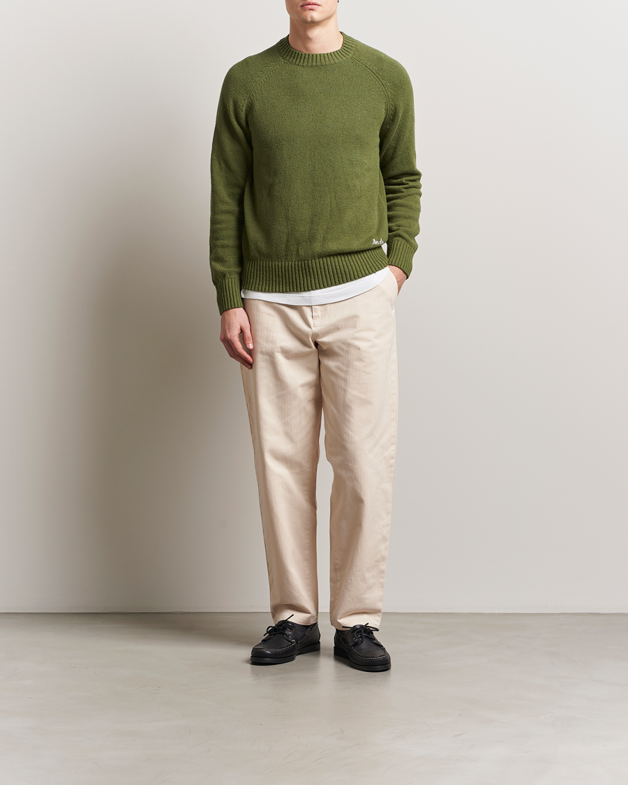 Homme | Pulls Et Tricots | LES DEUX | Brad Knitted Roundneck Chive Green