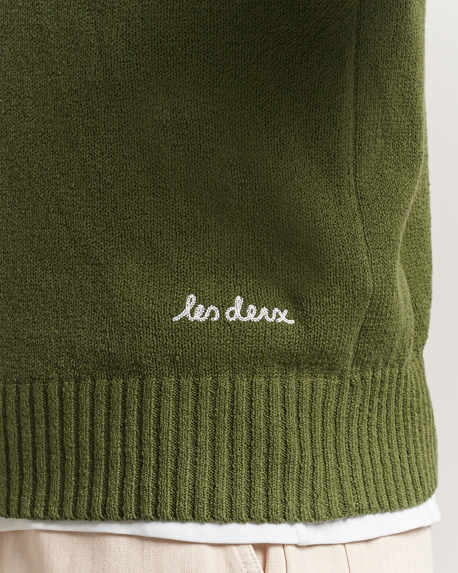 Homme | Pulls Et Tricots | LES DEUX | Brad Knitted Roundneck Chive Green