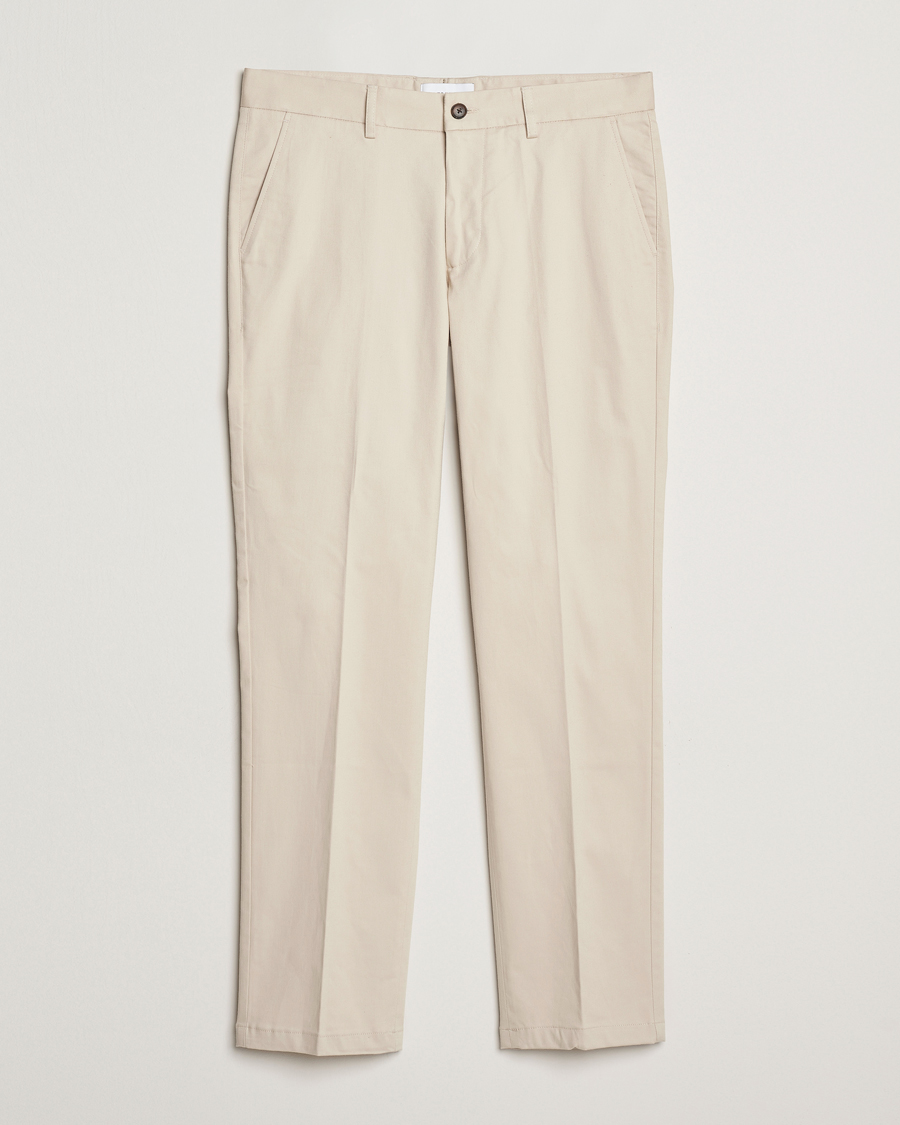 Homme | Pantalons | LES DEUX | Como Reg Cotton Chino Beige