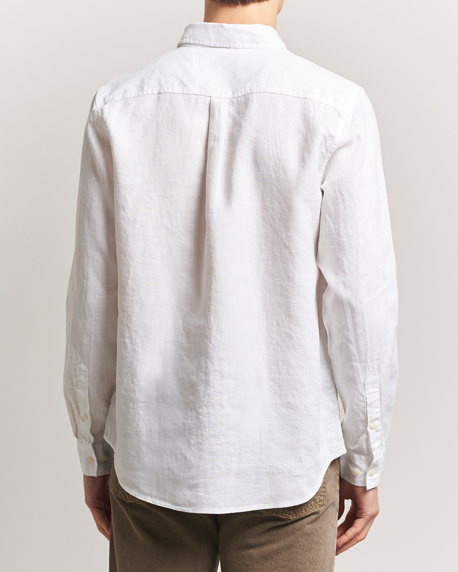 Homme | Chemises | LES DEUX | Kristian Linen Shirt White