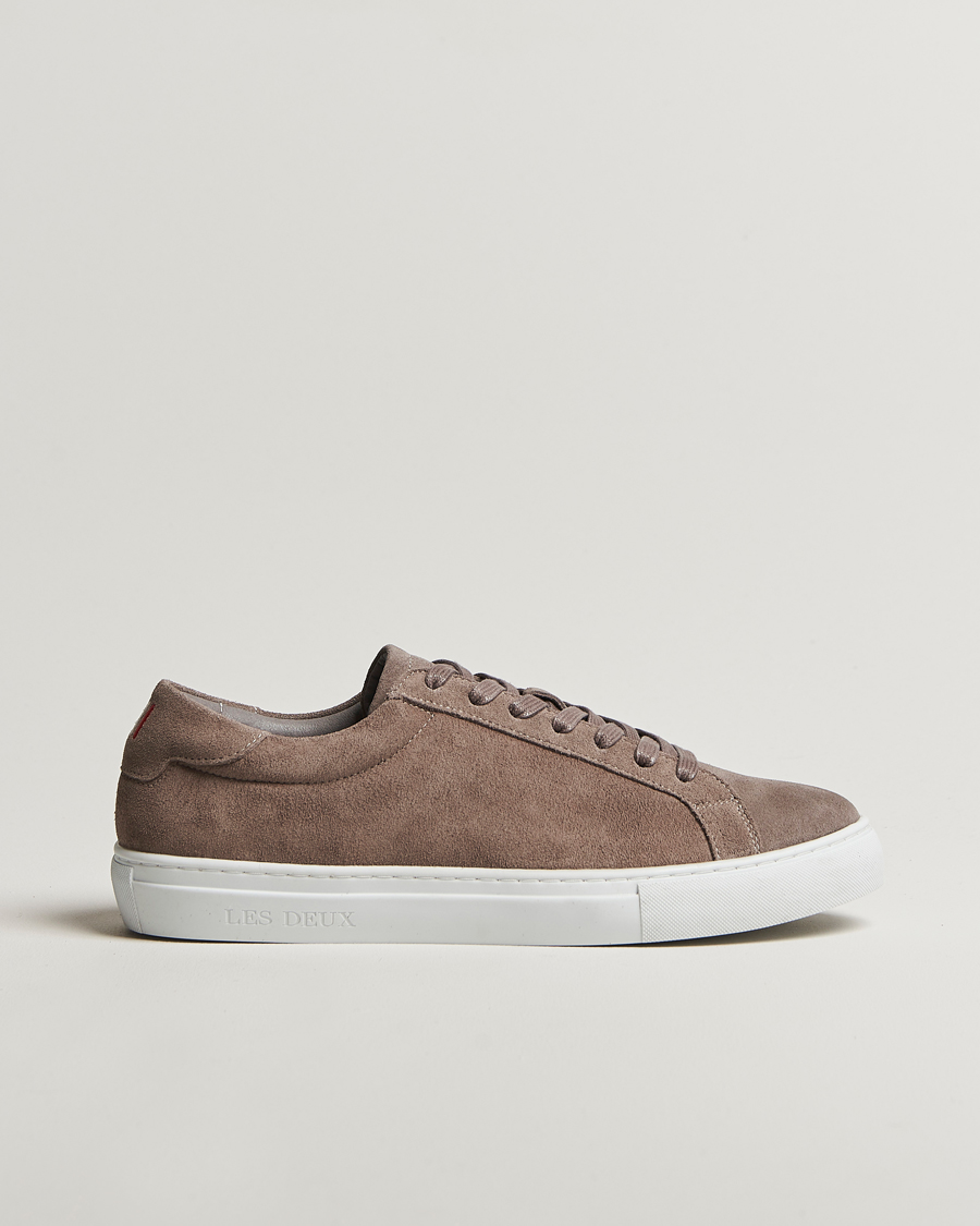 Homme | Les Deux Theodor Suede Sneakers Dove Grey | LES DEUX | Theodor Suede Sneakers Dove Grey