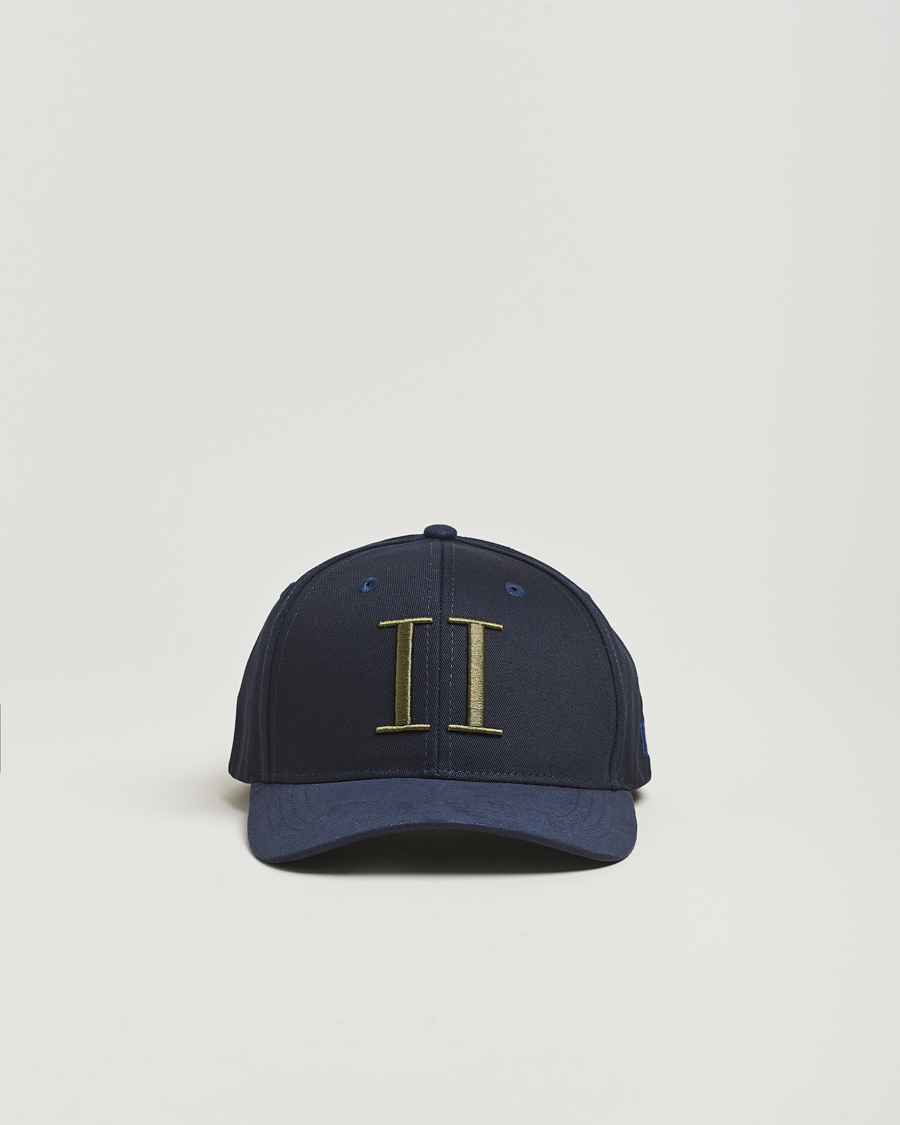 Homme | Les Deux Baseball Cap Suede II Dark Navy | LES DEUX | Baseball Cap Suede II Dark Navy