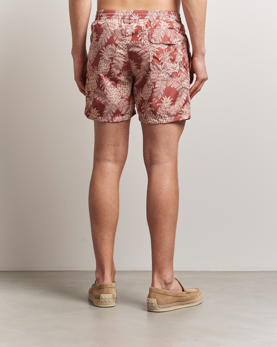 Homme | Maillots De Bain | Altea | Printed Swim Shorts Terracotta