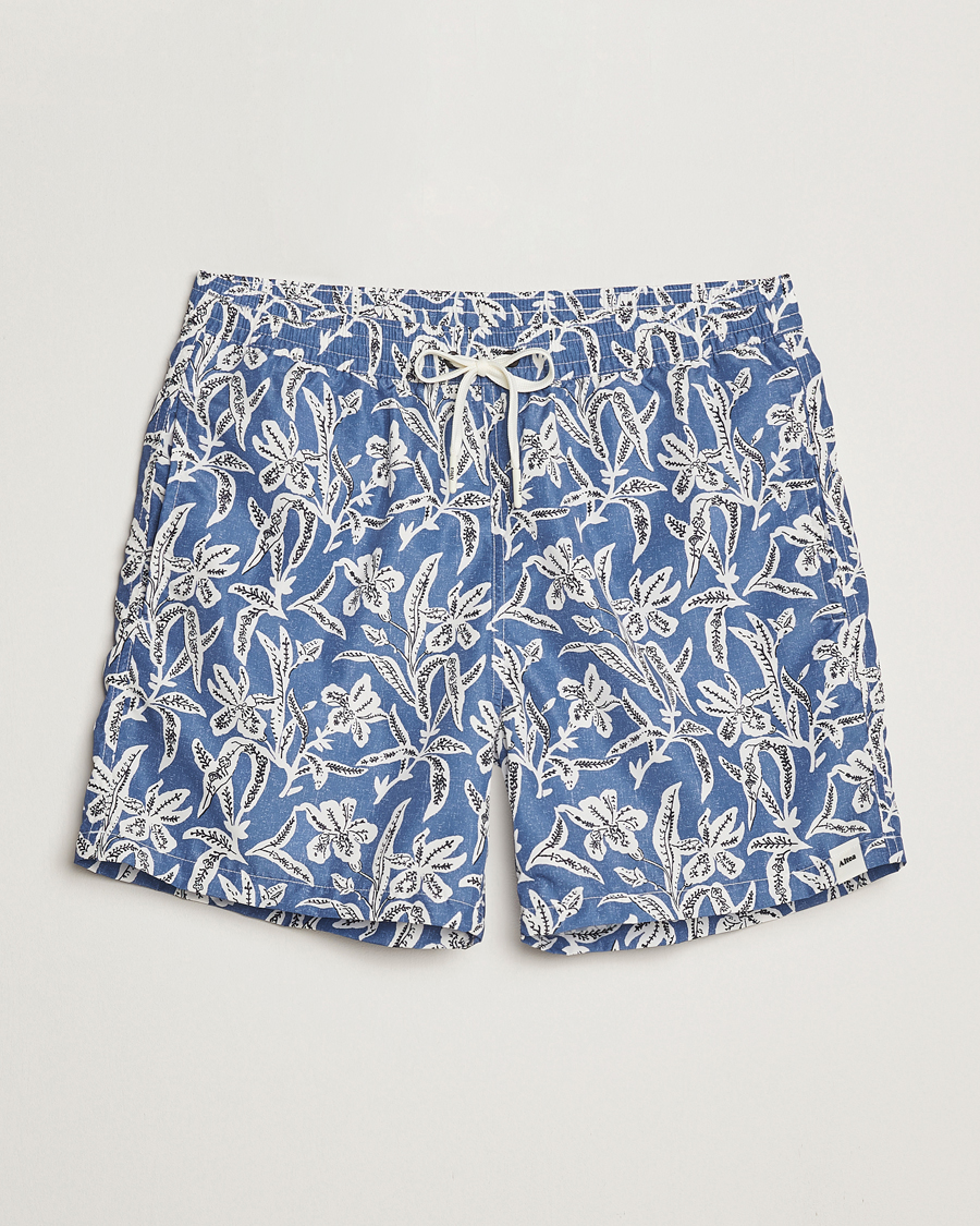 Homme | Maillots De Bain | Altea | Printed Swim Shorts Blue