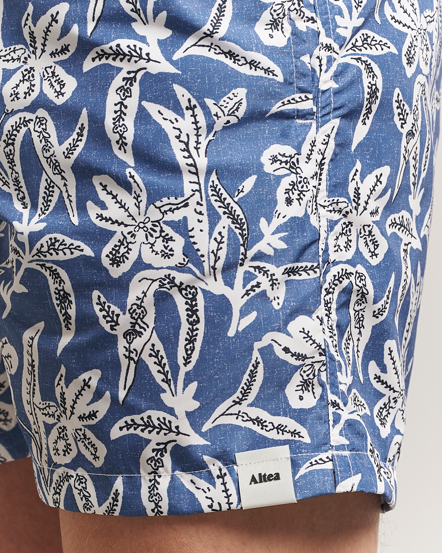 Homme | Maillots De Bain | Altea | Printed Swim Shorts Blue