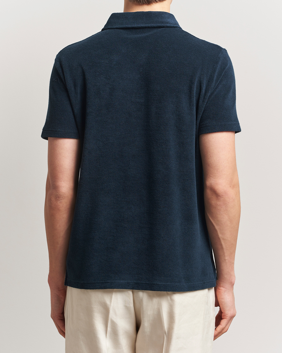 Homme | Polos | Altea | Terry Cotton Polo Navy