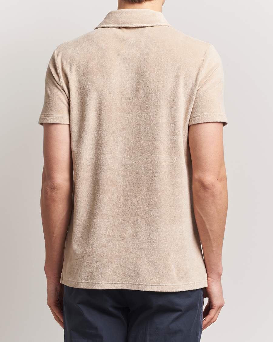 Homme | Polos | Altea | Terry Cotton Polo Beige