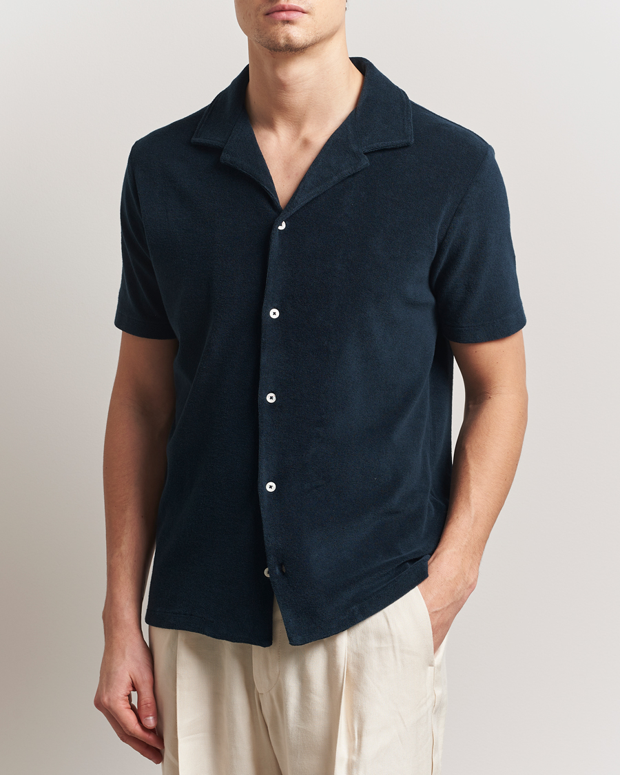 Homme | Chemises | Altea | Terry Bowling Shirt Navy