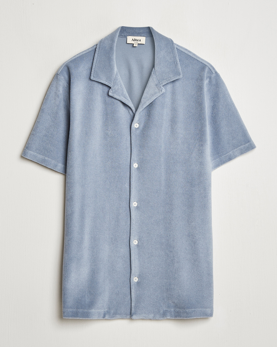 Homme | Chemises | Altea | Terry Bowling Shirt Steel