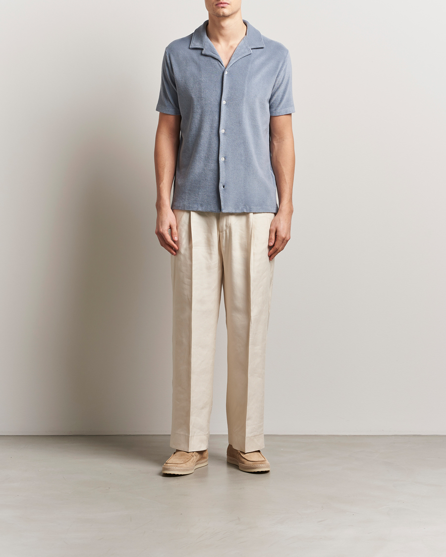 Homme | Chemises | Altea | Terry Bowling Shirt Steel