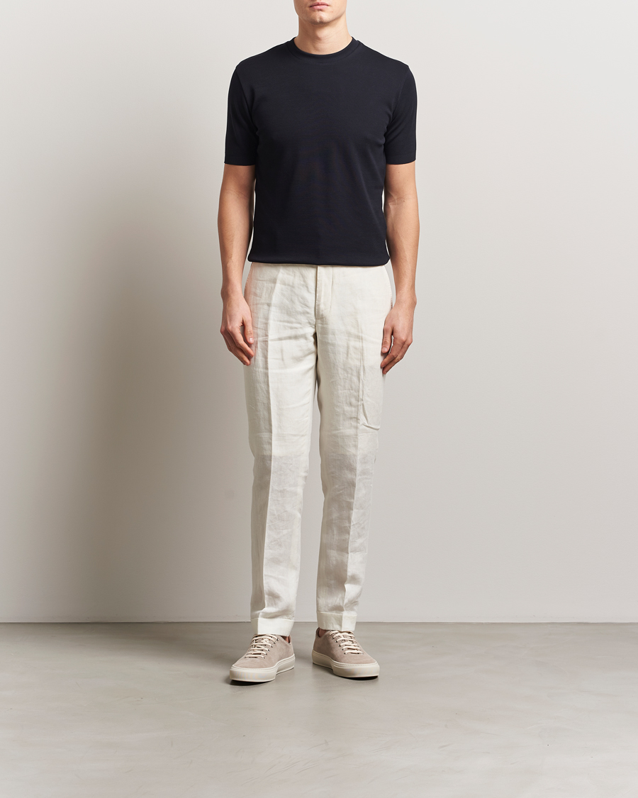 Homme | T-shirts | Altea | Jersey Piquet T-Shirt Navy