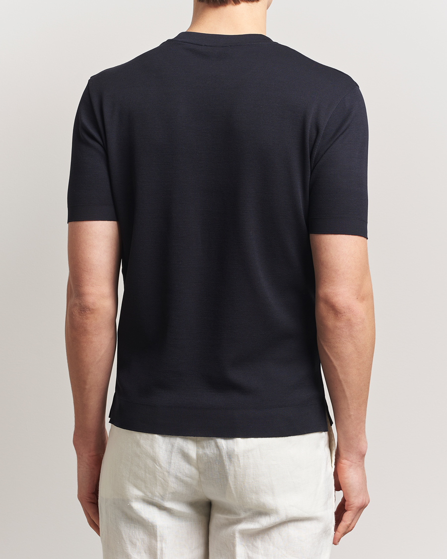 Homme | T-shirts | Altea | Jersey Piquet T-Shirt Navy