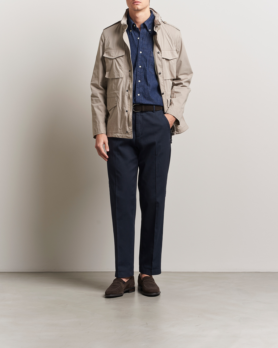 Homme | Manteaux Et Vestes | Aspesi | Lightweight Cotton Field Jacket Beige