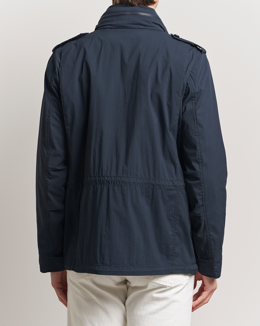 Homme | Manteaux Et Vestes | Aspesi | Lightweight Cotton Field Jacket Navy
