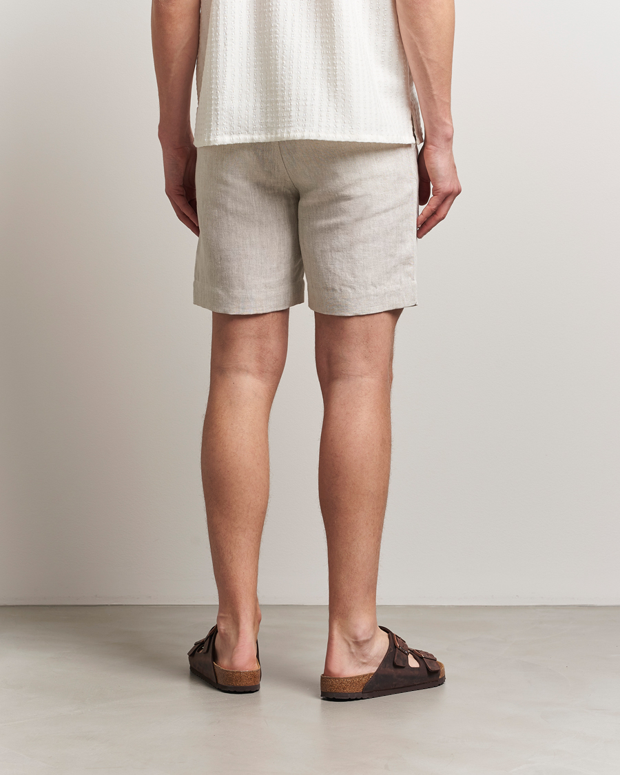 Homme | Shorts | Peregrine | Grange Linen Shorts Natural