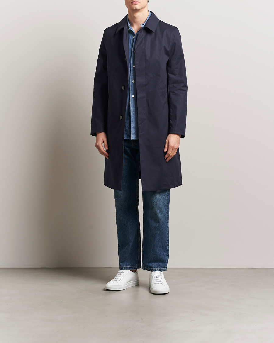 Homme | Manteaux Et Vestes | Mackintosh | Dunkeld Car Coat Navy