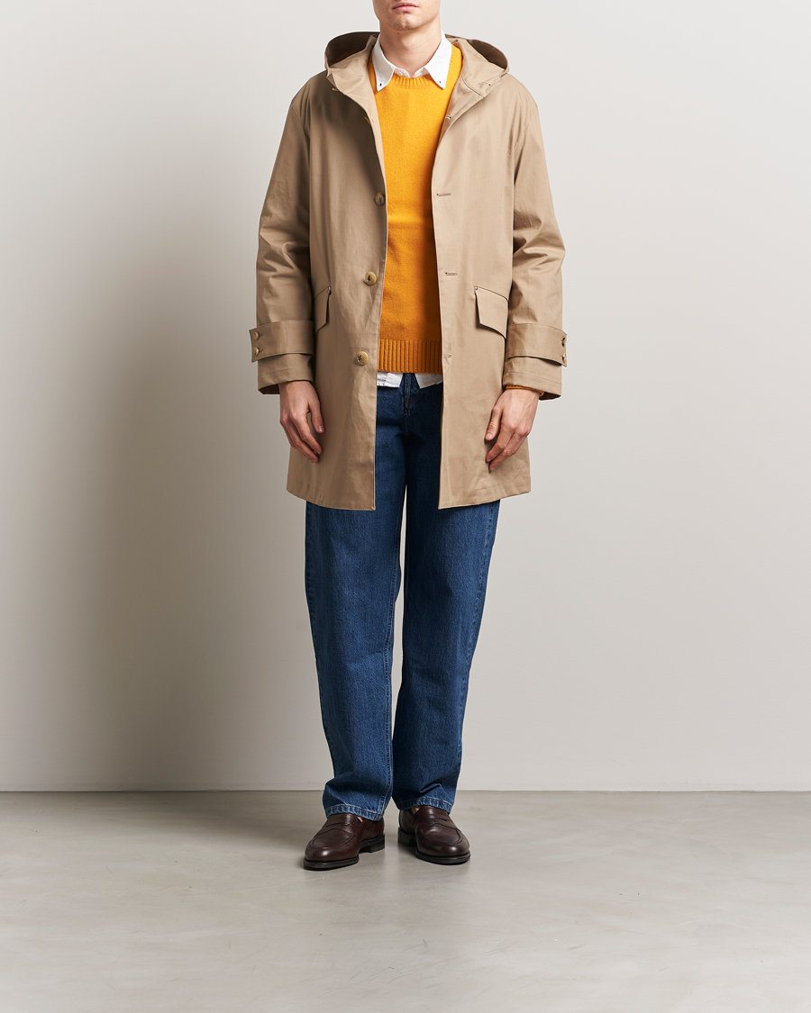 Homme | Manteaux Et Vestes | Mackintosh | Humbie GTS Hooded Car Coat Fawn