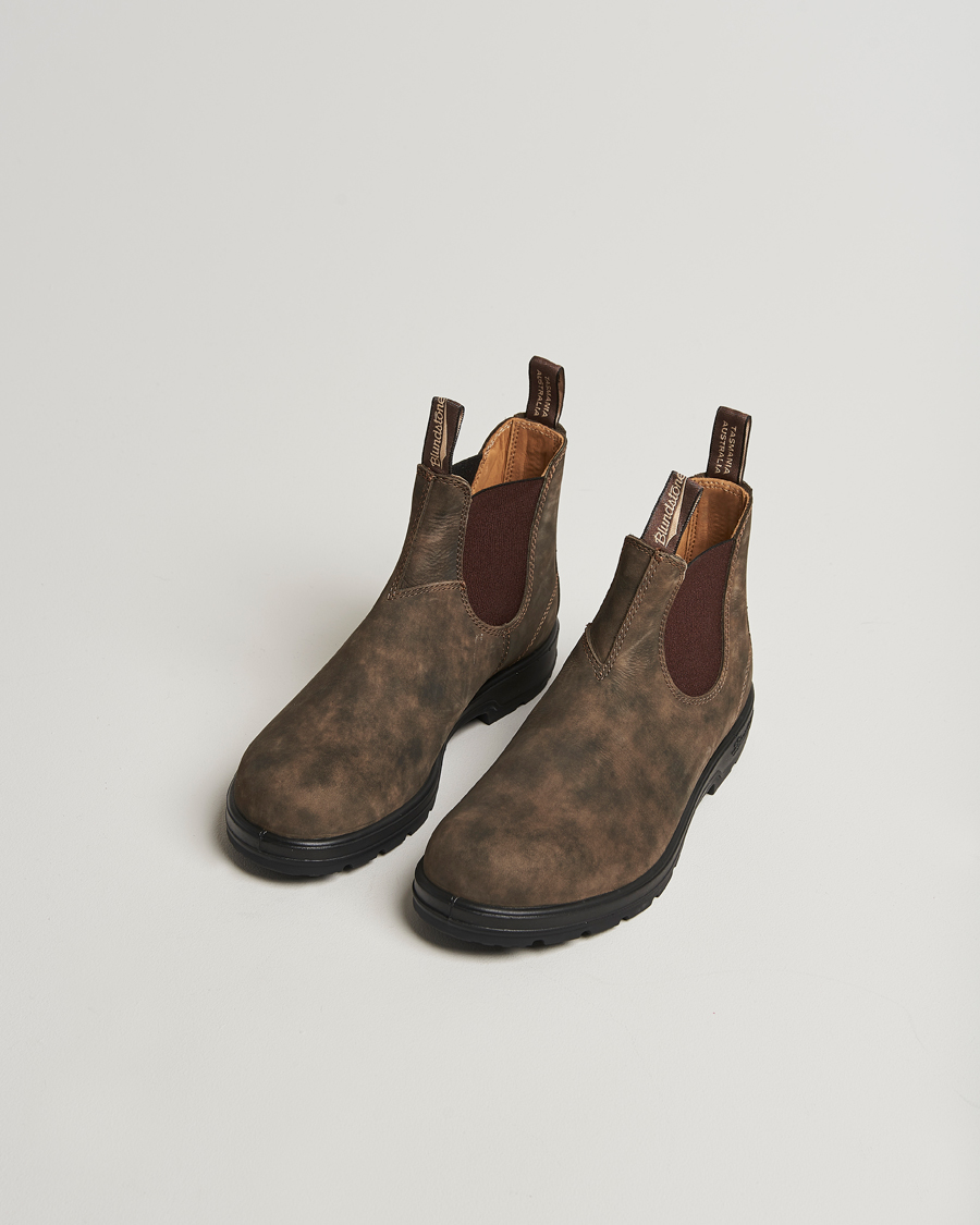 Homme | Bottes | Blundstone | 585 Original Leather Chelsea Boot Rustic Brown