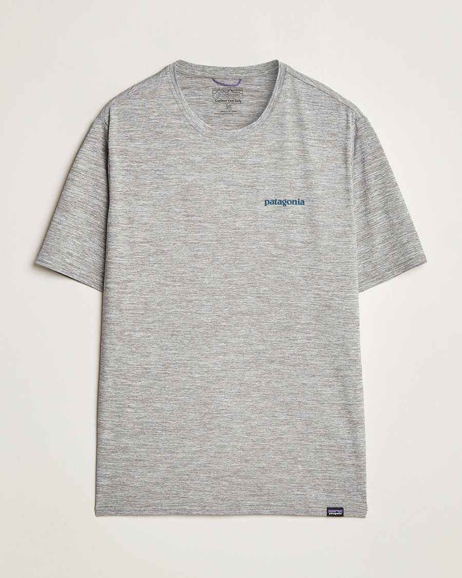 Homme | T-shirts | Patagonia | Cap Cool Daily Graphic T-Shirt Waters Feather Grey