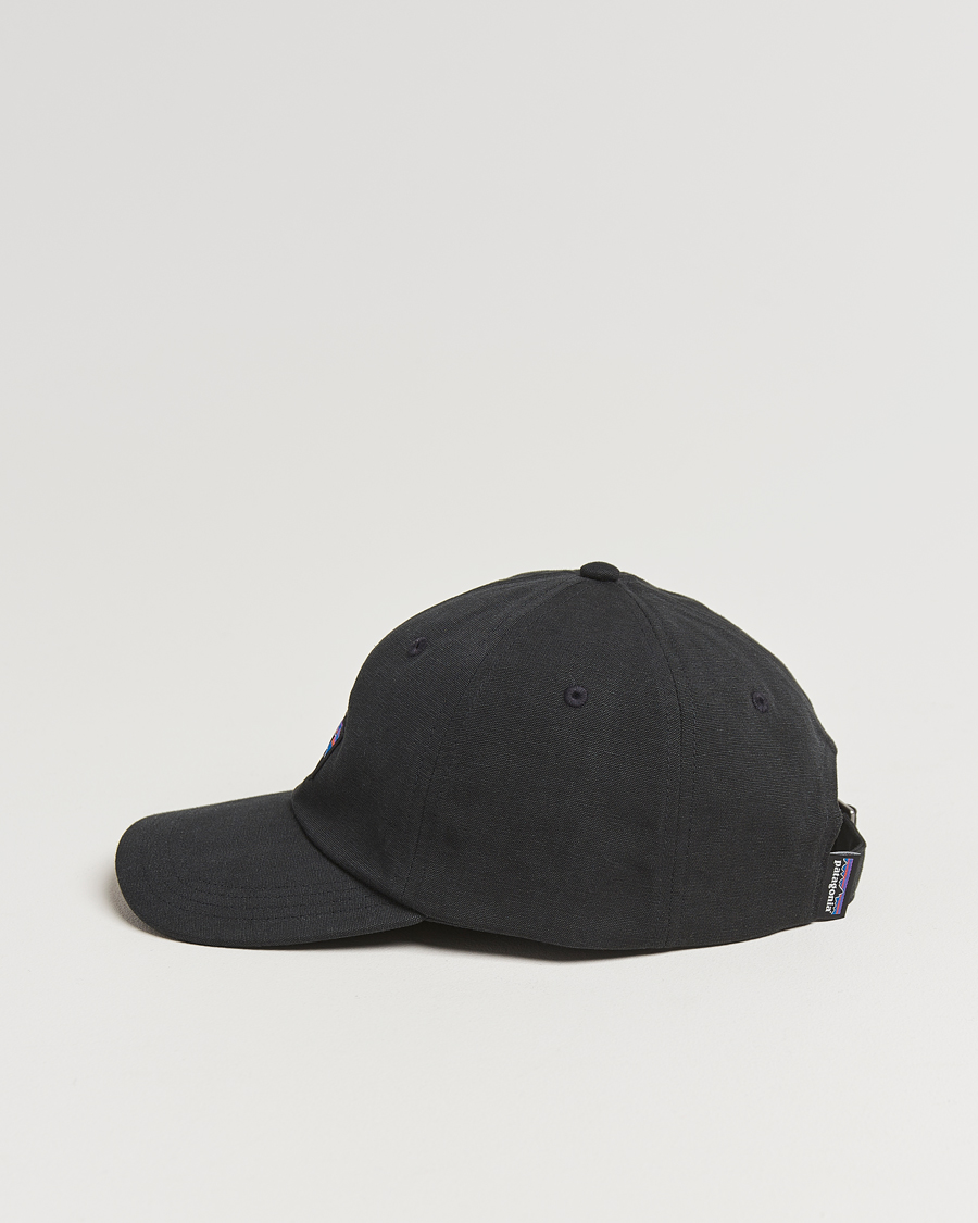 Homme | Patagonia P-6 Label Trad Cap Black | Patagonia | P-6 Label Trad Cap Black