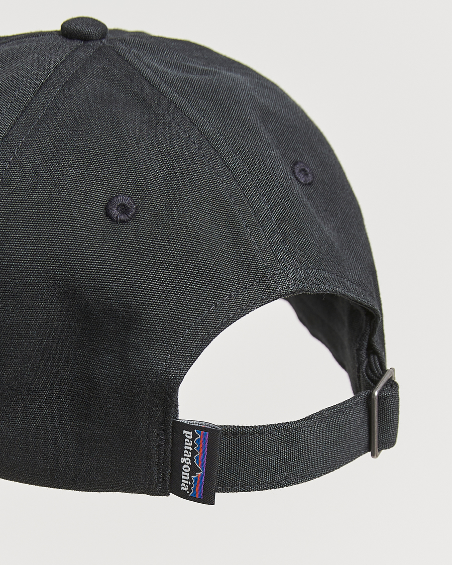 Homme | Patagonia P-6 Label Trad Cap Black | Patagonia | P-6 Label Trad Cap Black