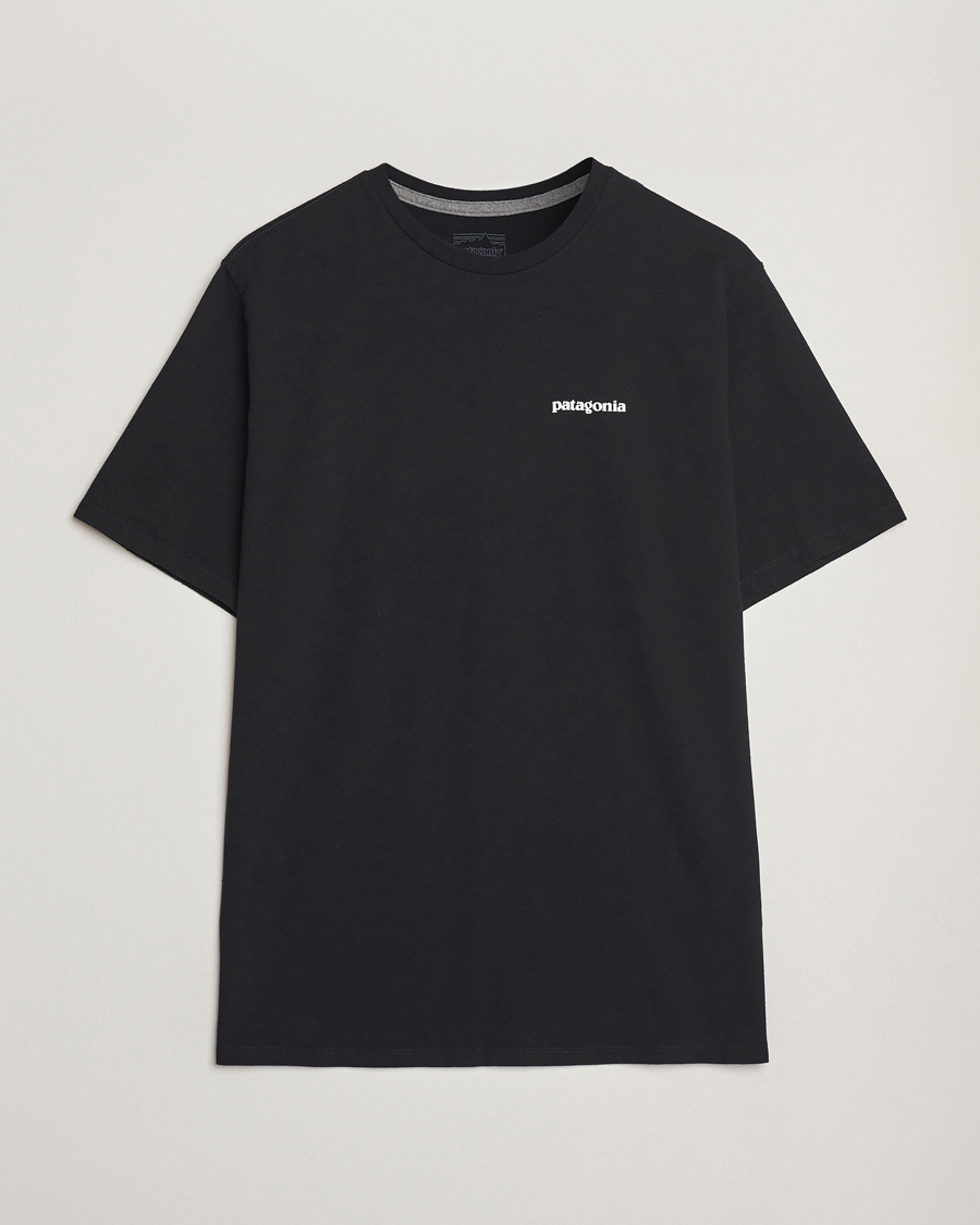 Homme | T-shirts | Patagonia | P-6 Logo T-Shirt Black